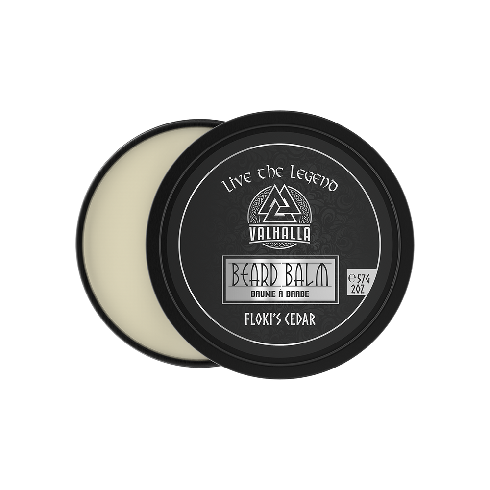 Beard Balm - Floki's Cedar - Valhalla Legend - Viking Beard Balm made in Canada