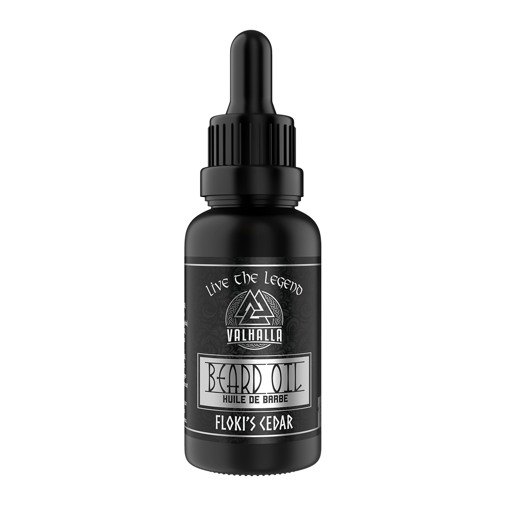 Floki's Cedar Beard Oil - Viking Beard Care - Valhalla Legend