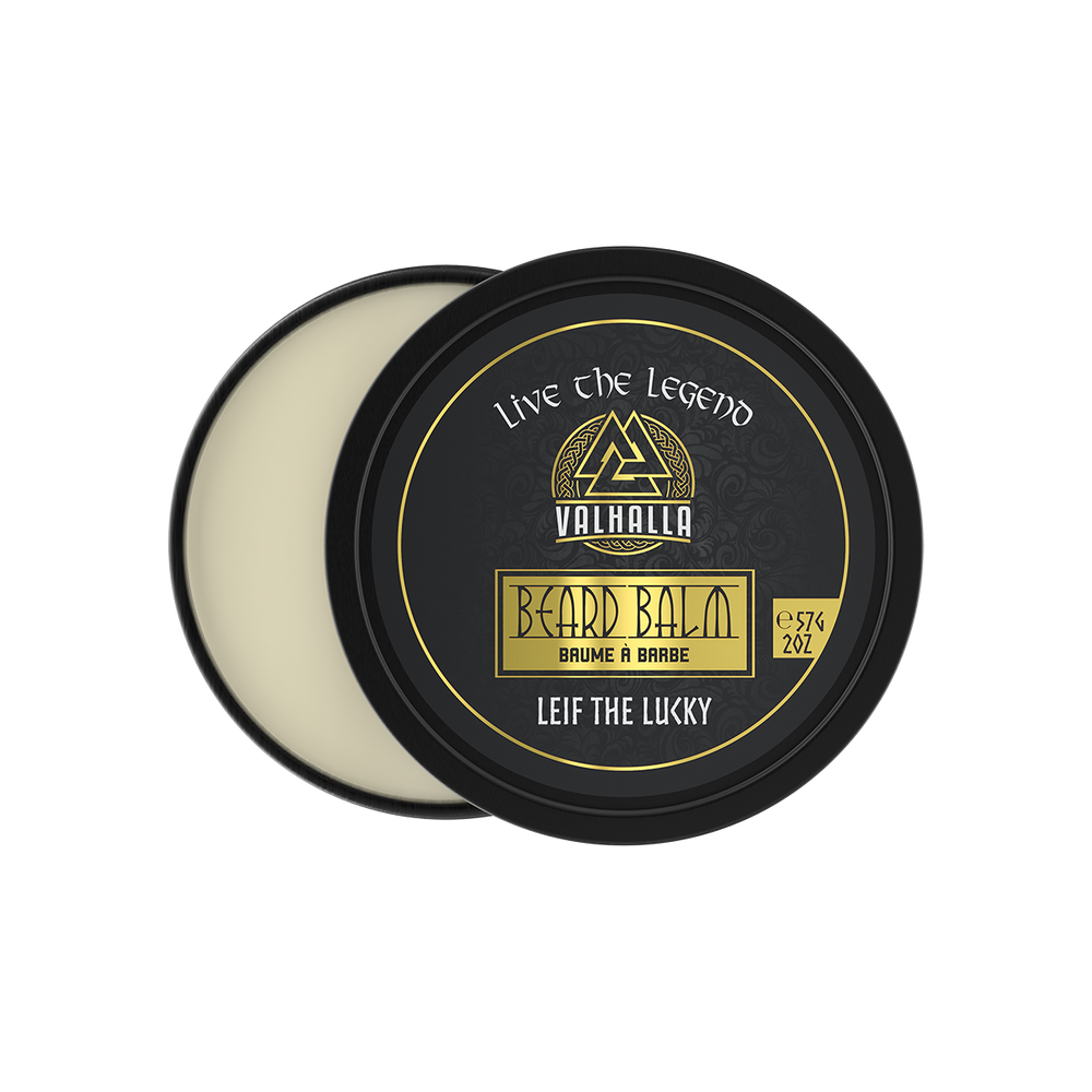 Leif the Lucky Beard Balm by Valhalla Legend - Warrior Grade Beard Care made in Canada