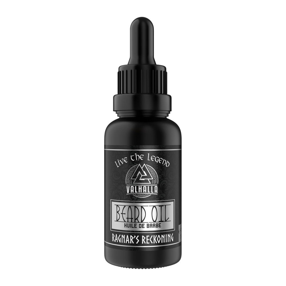 Ragnar's Reckoning Beard Oil by Valhalla Legend - warrior grade beard care made in canada - 30ml