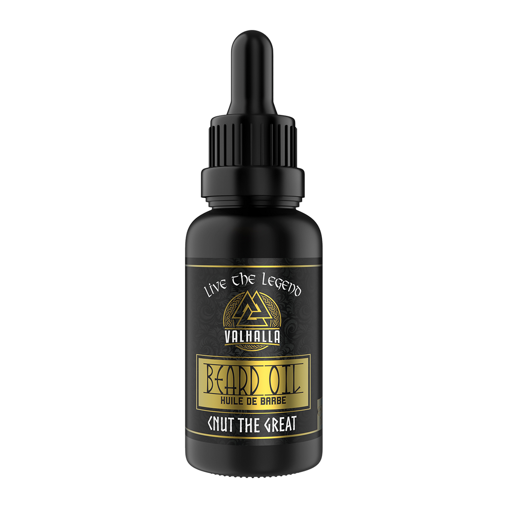 Cnut the Great Beard Oil by Valhalla Legend - warrior grade beard care made in canada